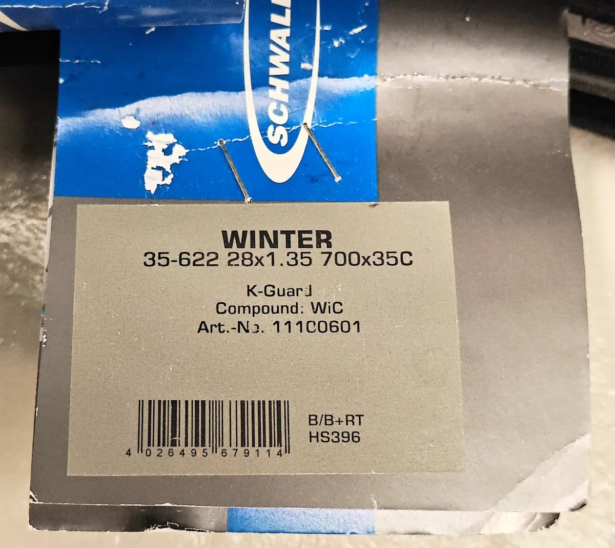 SCHWALBE WINTER 35-622 / 28x1.35 nastarenkaat