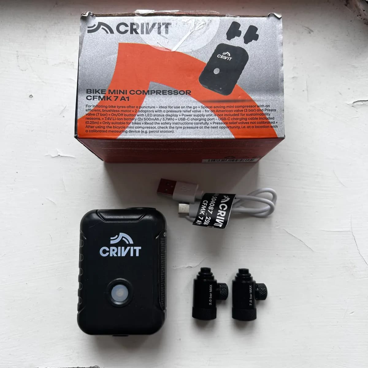 Crivit mini-ilmapumppu kompressori