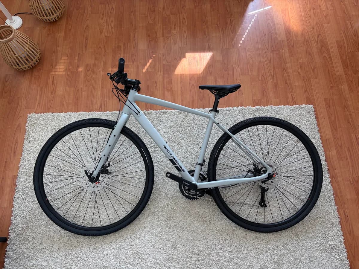 Gravel-pyörä Rock Machine Lukk 20 Flat Bar Matte Limerock Grey