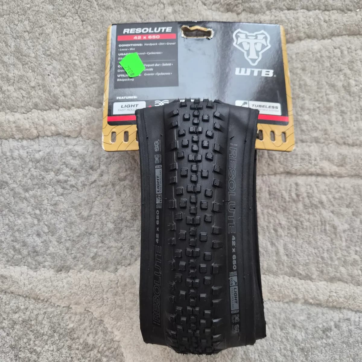 WTB Resolute TCS Light Fast Rolling SG2 -gravelrengas (42 x 650b)
