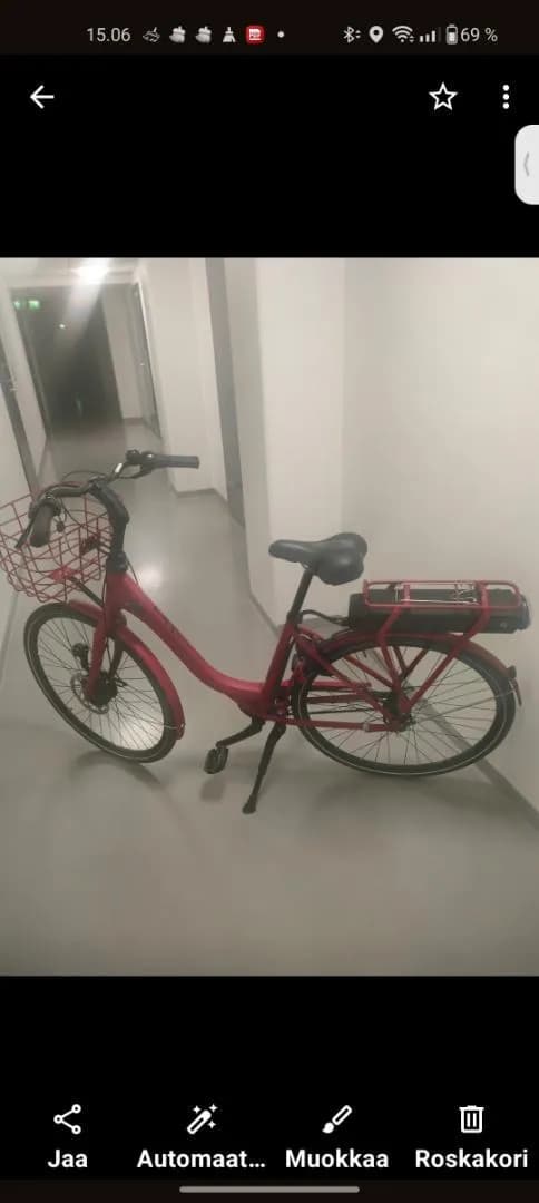 Tähtipyörä 1437  7v Matalarunkoinen 7 v sähköpyörä, 46 cm, Tampere