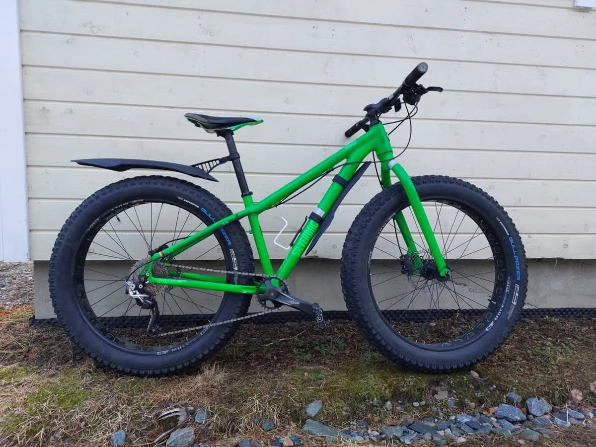 Vähän ajettu fatbike Silverback Scoop Deluxe koko S